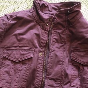 Maroon Lucky Brand Army Jacket